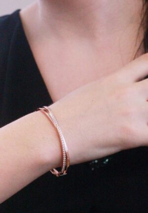Alternative view of Criss Armbanden - Roségoud en Kristal