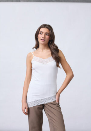 Sisters Point - Beige | Dames | Top | Beige | XL | regular | Kamst mode