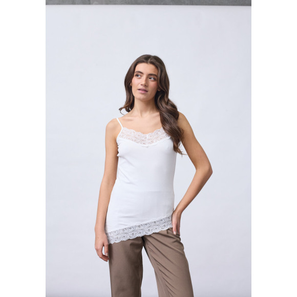 Sisters Point - Beige | Dames | Top | Beige | XL | regular | Kamst mode