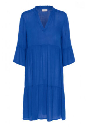 Kaffe - Blauw | unisex | Jurk | Blauw | 44 | regular | Kamst mode