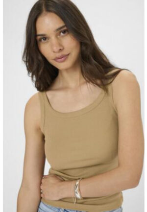 Kaffe - Bruin | unisex | Top | Bruin | S | regular | Kamst mode