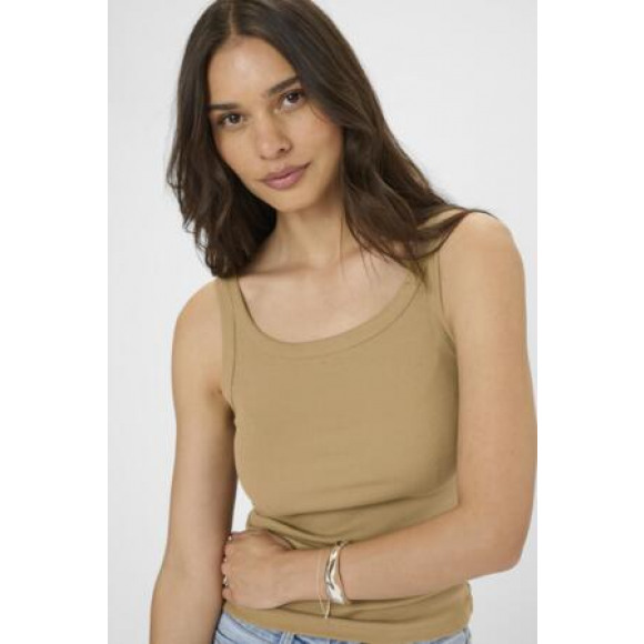 Kaffe - Bruin | unisex | Top | Bruin | S | regular | Kamst mode