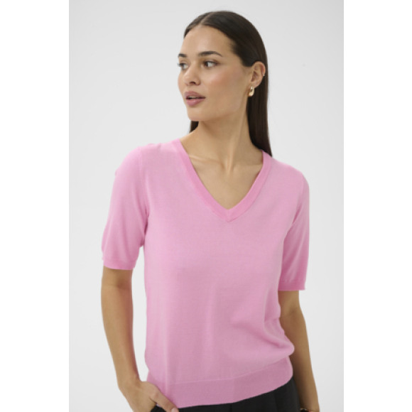 Kaffe - Roze | unisex | Trui | Roze | M | regular | Kamst mode