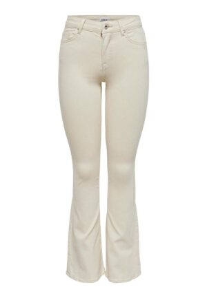 Only Onlblush Mid Flared Dnm Dot019 Noos 15230778 Flare Ecru
