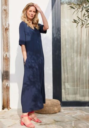 Alternative view of Loose dress Amore Dark blue