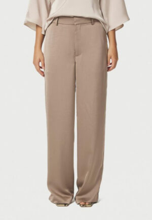 Neo noir - Beige | Dames | Broek | Beige | 40 | regular | Kamst mode