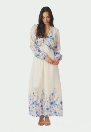 Neo noir - Blauw | Dames | Jurk | Blauw | 42 | regular | Kamst mode