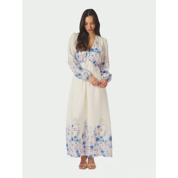 Neo noir - Blauw | Dames | Jurk | Blauw | 40 | regular | Kamst mode