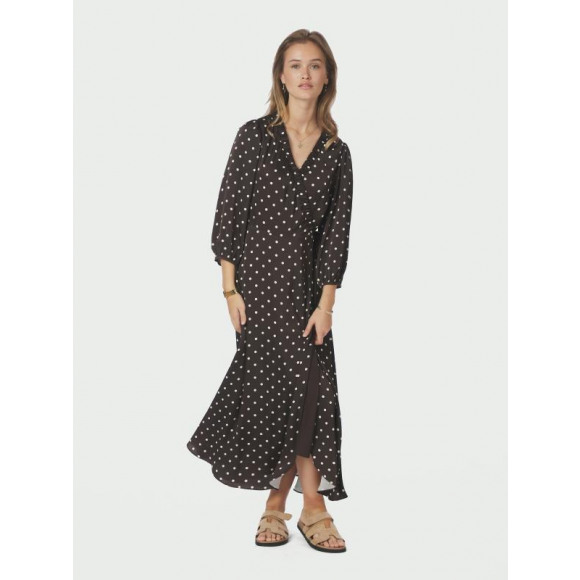 Neo noir - Bruin | Dames | Jurk | Bruin | 42 | regular | Kamst mode