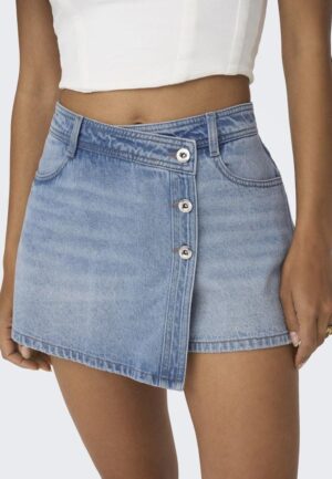 Only Onllesly Reg Lb Dnm Skort Bj Noos 15256608 Skort Light Blue Denim