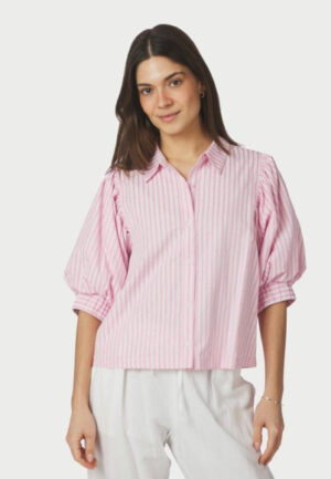 Neo noir - Roze | Dames | Blouse | Roze | 42 | regular | Kamst mode