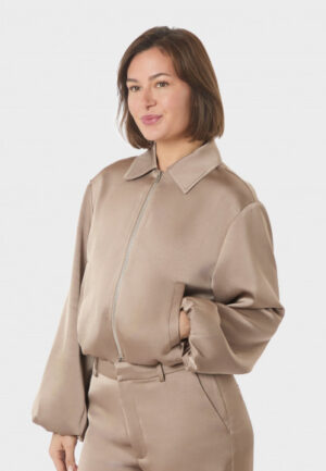 Neo noir - Beige | Dames | Jasje | Beige | 40 | regular | Kamst mode
