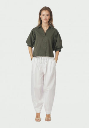 Neo noir - Groen | Dames | Blouse | Groen | 36 | regular | Kamst mode