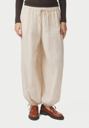 Neo noir - Beige | Dames | Broek | Beige | 34 | regular | Kamst mode