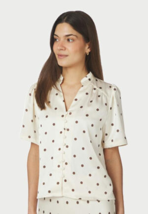 Neo noir - Wit | Dames | Blouse | Wit | 36 | regular | Kamst mode