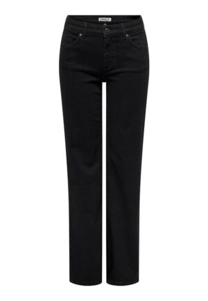 Only Onlblush Mid Straight Dnm Rea2343 Noos 15330777 Straight Leg Black Denim
