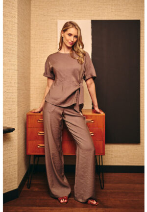 Helena Hart - Bruin | Dames | Broek | Bruin | 3XL | regular | Kamst mode