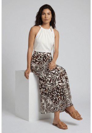 Helena Hart - Bruin | Dames | Rok | Bruin | XXL | regular | Kamst mode