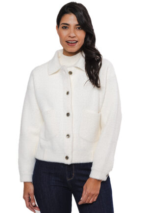 Rino - Pelle Boxy Jacket Jackets Snow White