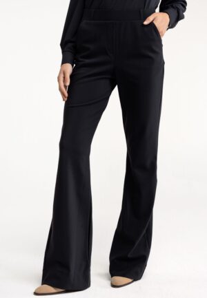 Studio Anneloes Flair Long Bonded Trousers 94812 Broek 9000 Black