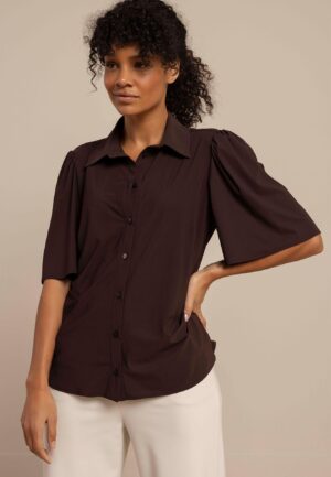 Studio Anneloes Poppy Butterfly Blouse 91536 Blouse 8700 Espresso