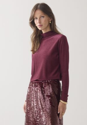 Summum Top Soft Lurex 3s5233-30644 Sweater 558 Merlot