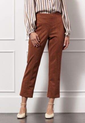 Studio Anneloes Odilia Suedine Trousers 13113 Broek 1300 Caramel