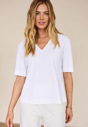Studio Anneloes Roller Shirt 94845 T-shirt Korte Mouw 1000 White