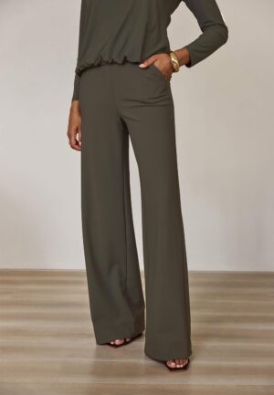 Studio Anneloes Lexie Long Bonded Trousers 94810 Broek 7400 New Army