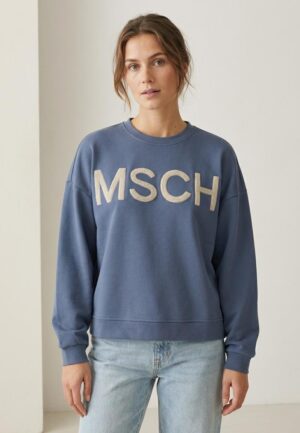 Msch Copenhagen Mschmela Briena Msch Sweatshirt 19738 Trui V Indigo Oatmea