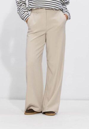 Msch Copenhagen Mschmacy Michelle Hw Wide Pants Regular 19447 Broek Peyote