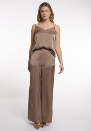 Rino & Pelle Regular Length Wide Leg Pants Kenzaregular.7002622 Broek 11011 Slate Bark