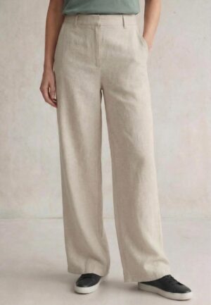 Msch Copenhagen Mschpennie Ginia Hw Pants 18897 Broek Sand Melange