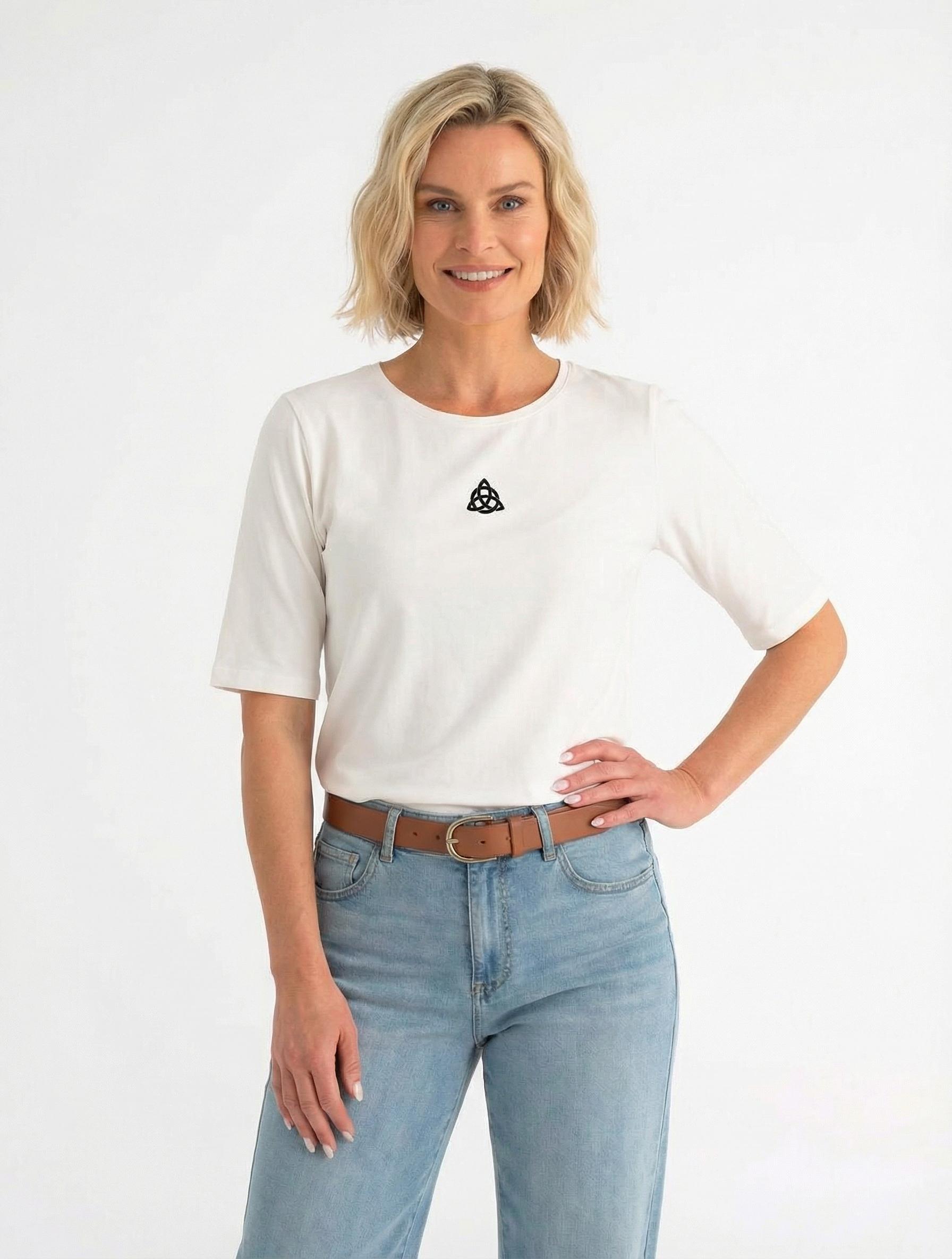 Maicazz Sonora - T-shirt Bas.91.022 T-shirt Korte Mouw Offwhite