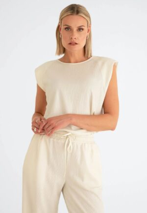 Maicazz Solo- Top Sp26.60.317 Tops En Singlets Offwhite