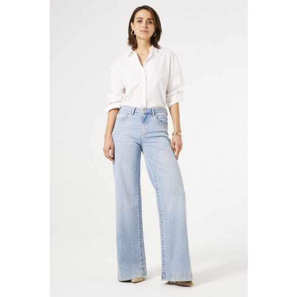 Garcia - Blauw | unisex | Jeans | Blauw | 34 | regular | Kamst mode