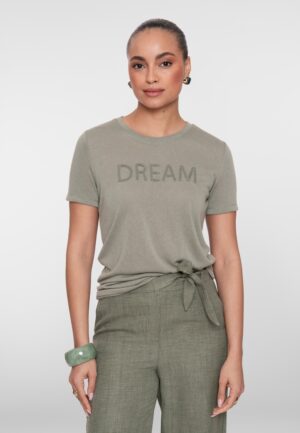 Geisha T-shirt Dream 62097-41 T-shirt Korte Mouw 560 Olive