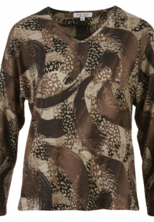 Enjoy - Bruin | Dames | Top | Bruin | XXL | regular | Kamst mode