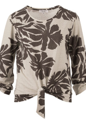 Enjoy - Bruin | Dames | Top | Bruin | XXL | regular | Kamst mode