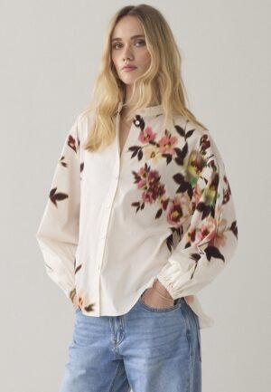 Summum Blouse Faded Flower 2s3460-12379 Blouse 120 Multicolour