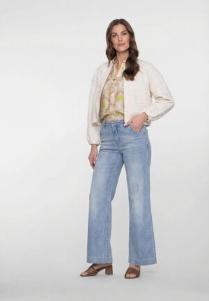 Geisha Jeans Merel Flare 835 Stonebleach Denim