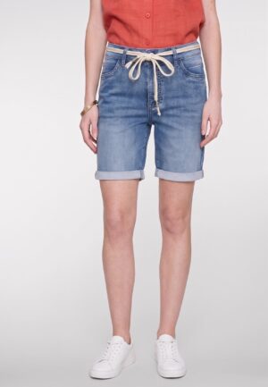 Geisha Shorts Frances Denim Korte Broeken 827 Mid Blue Denim