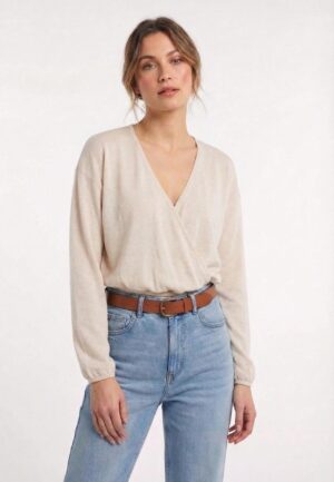Moscow 58-04-lena Sweater 320-1 Cream Solid