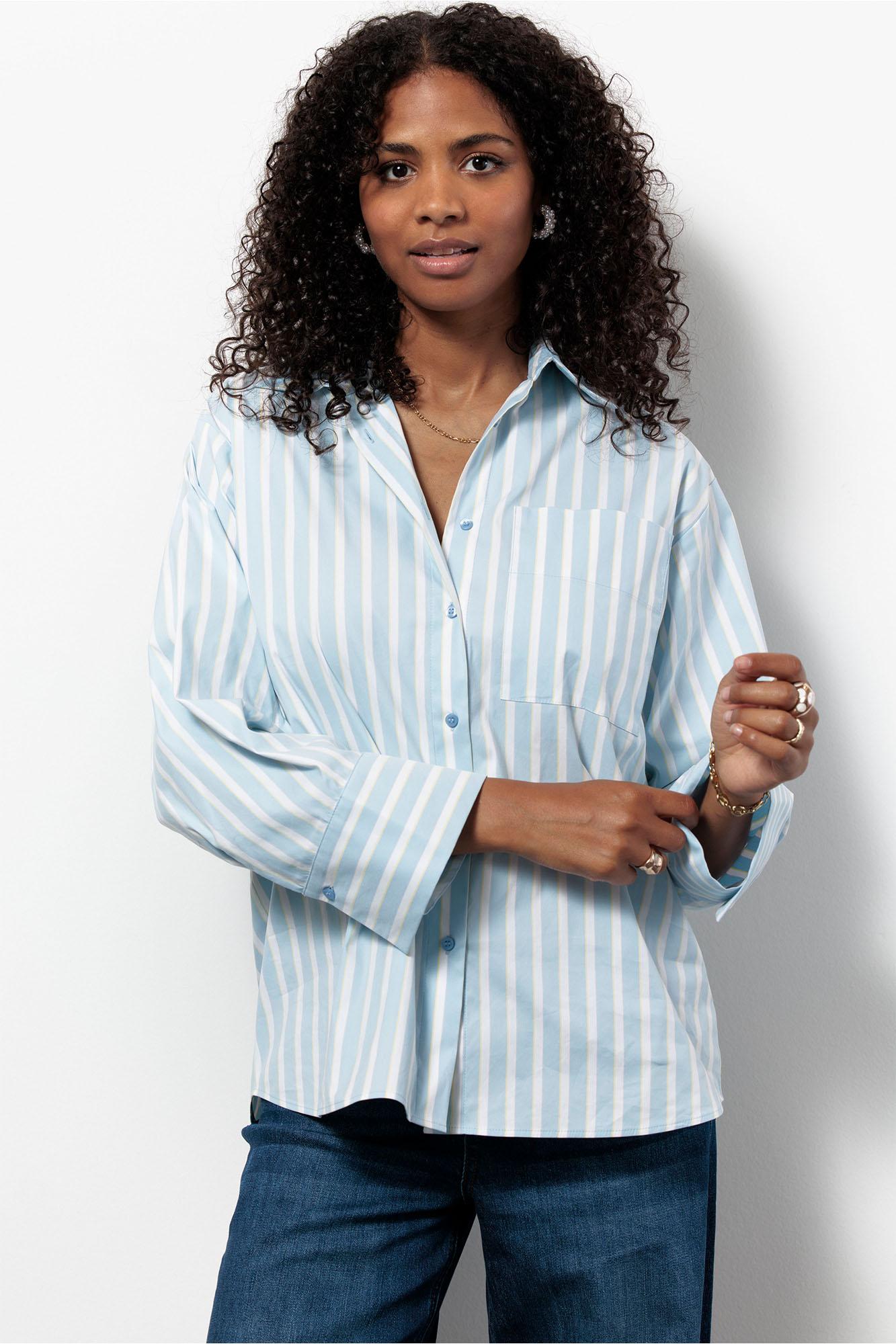 Studio Anneloes Erin Stripe Blouse 13450 Blouse 9997 Multi Color