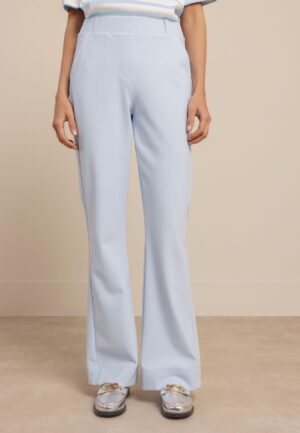 Studio Anneloes Flair Bonded Trousers 13542 Flared 7000 Pastel Blue