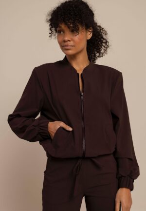 Studio Anneloes Benja Bomber Jacket 94844 Jackets 8700 Espresso