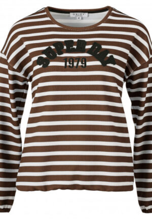 Enjoy - Bruin | Dames | Trui | Bruin | M | regular | Kamst mode