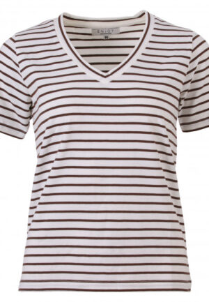 Enjoy - Bruin | Dames | Top | Bruin | XL | regular | Kamst mode