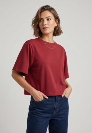Msch Copenhagen Mschmaelee Ima Q 2 4 Sweatshirt 19786 Trui Korte Mouw Rhubarb