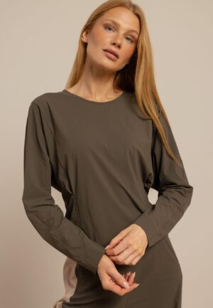 Studio Anneloes Marise Top 13636 T-shirt Lange Mouw 7400 New Army
